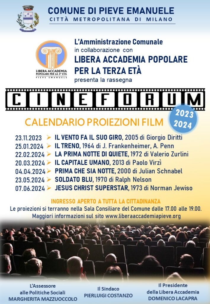 locandina del cineforum